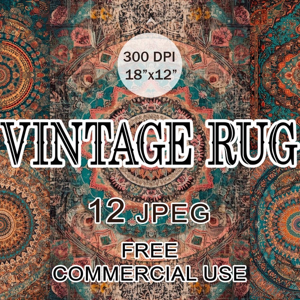 Vintage Rug - Etsy