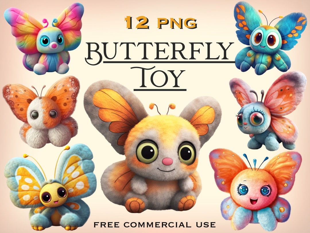 Bright Butterfly Plush Character main image 1