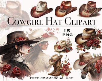 Cowgirl hat png, Watercolor clipart, Cowgirl clipart, Wild west png, Western png designs, Country girl png, Country png
