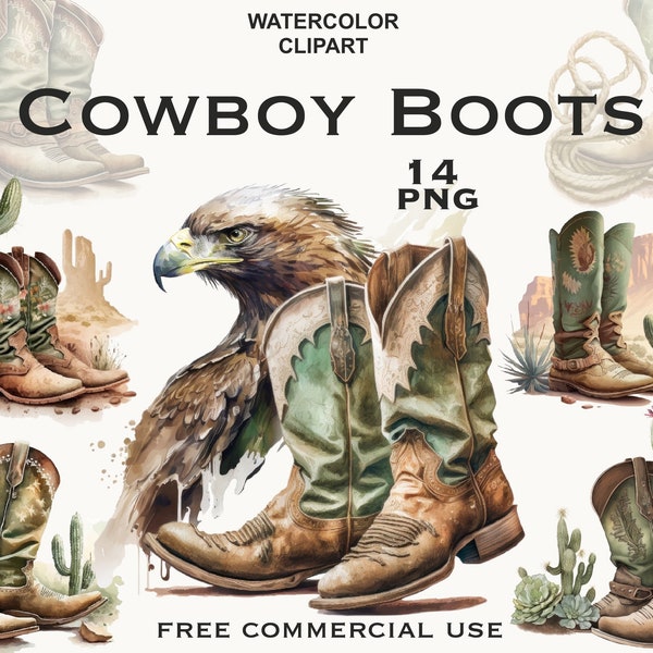 Cowboy boots clipart, Western png designs, Cowboy clipart, Male clipart, Cowboy boot png, Cowboy boots png, Country png, Watercolor clipart