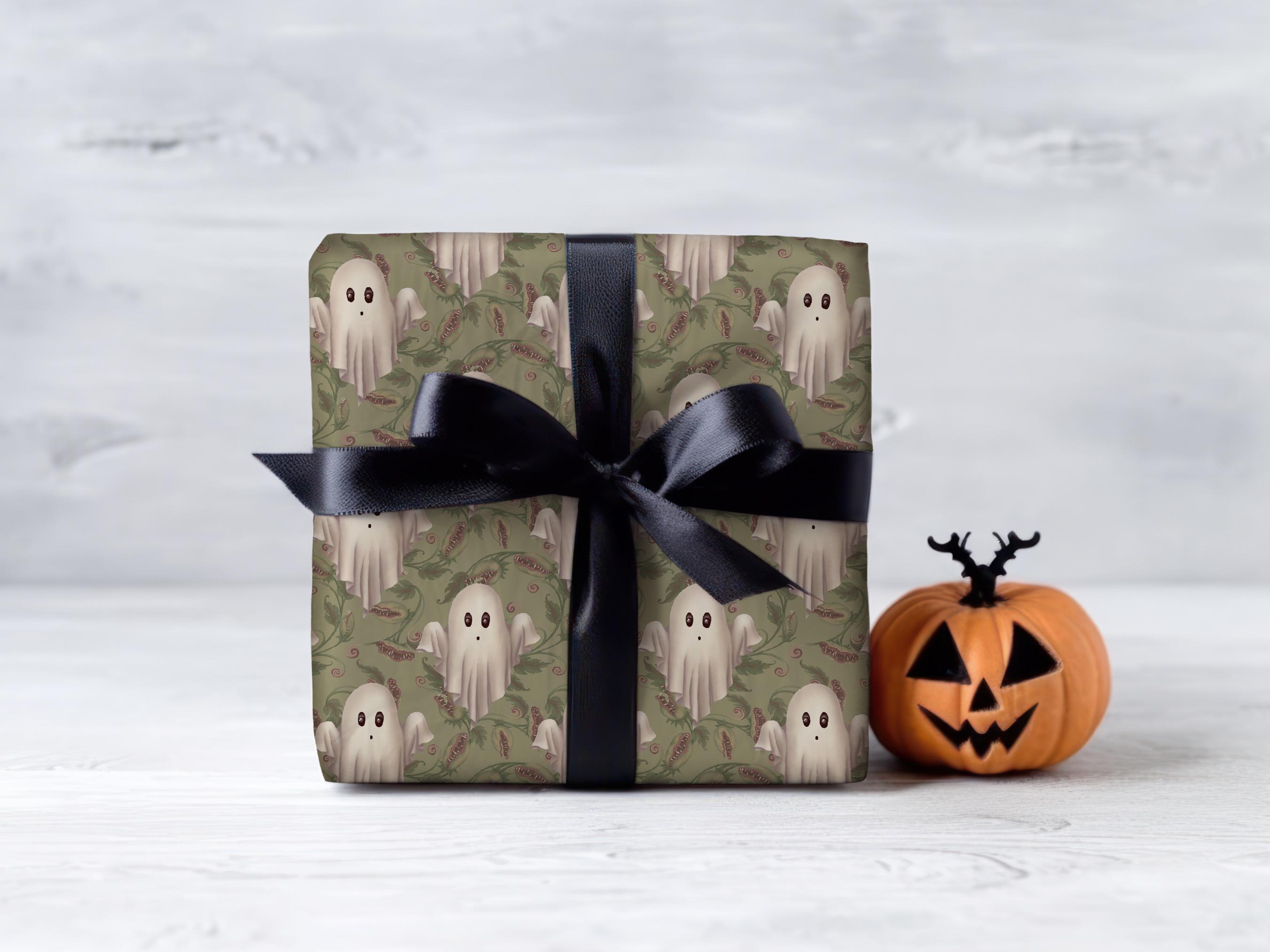 Creepy Cute Digital Paper Pack, Halloween Seamless Patterns Bundle ...