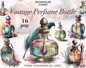 Vintage perfume bottles, Antique bottle png, Vintage Bottles png, Fashion clipart, Glass perfume bottle, Vintage png, Cosmetic clip art