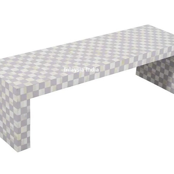 Bone Inlay Bench - Etsy