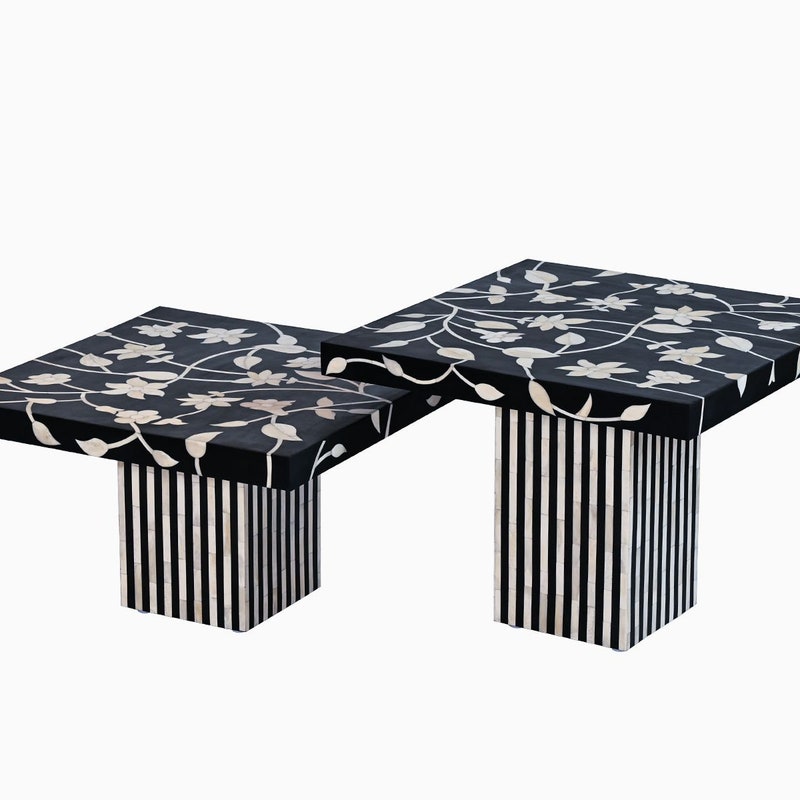 Bone Inlay Bench - Etsy