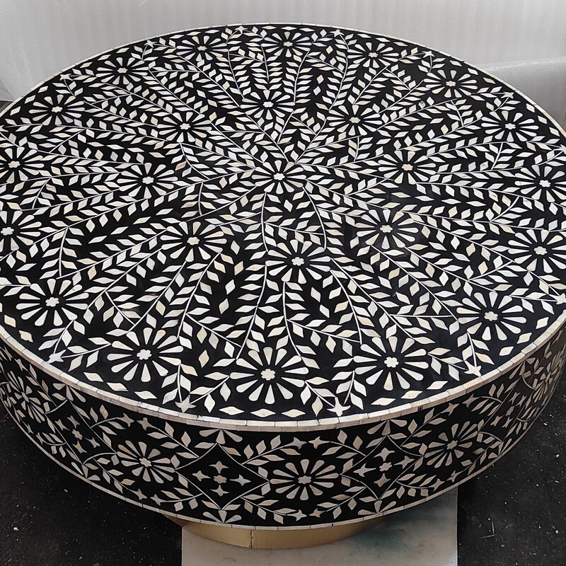 Bone Inlay Table - Etsy