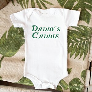 Golf Baby Announcement Shirt, Golf Pregnancy Announcement Shirt, Golf Baby Shower Gift, Daddy's Caddie Golf Shirt, Golf New Dad Gift