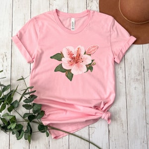 Azalea  Golf Shirt, Golf Azalea Plant Tshirt, Golf Tournament Tee for Men Women, Golf  Party Favor, Golf Girl Flower Shirt