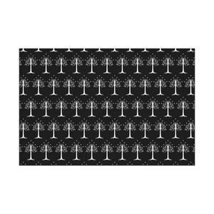 LOTR Wrapping Paper, LOTR Gift Wrap, LOTR Christmas Gift Wrapping Paper, Tree of Gondor Wrapping Paper Roll, Gondor Gift Wrapping Paper image 5