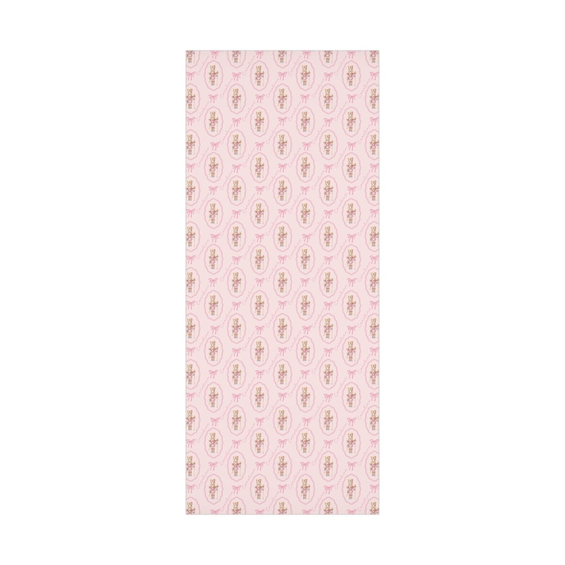 Custom Christmas Nutcracker Gift Wrap, Pink Christmas Custom Wrapping Paper, Coquette Gift Wrap, Cute Wrapping Paper, Christmas Holiday Gift image 7