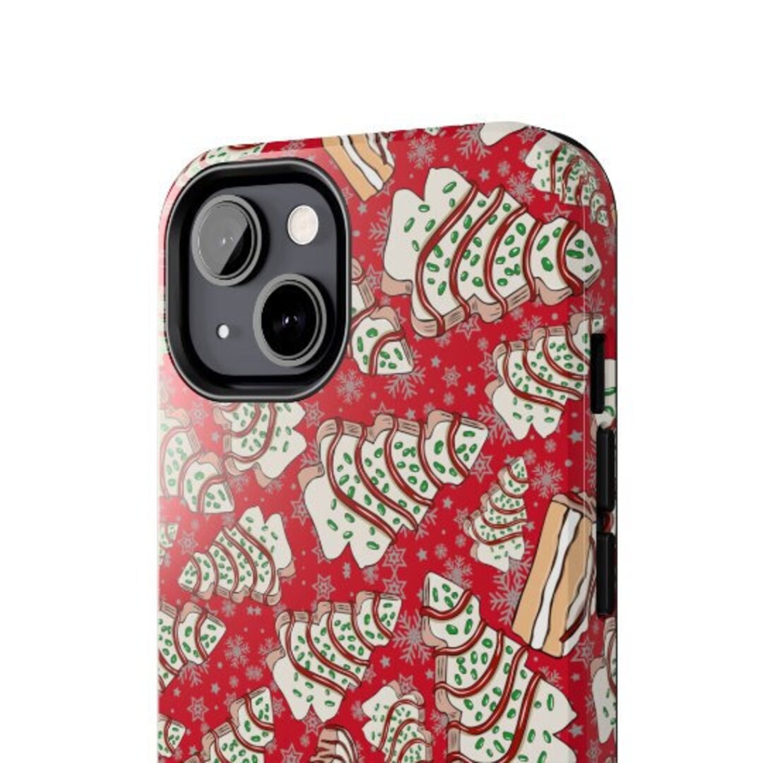 Christmas Tree Cake Phone Case Christmas Cake iPhone Case Etsy