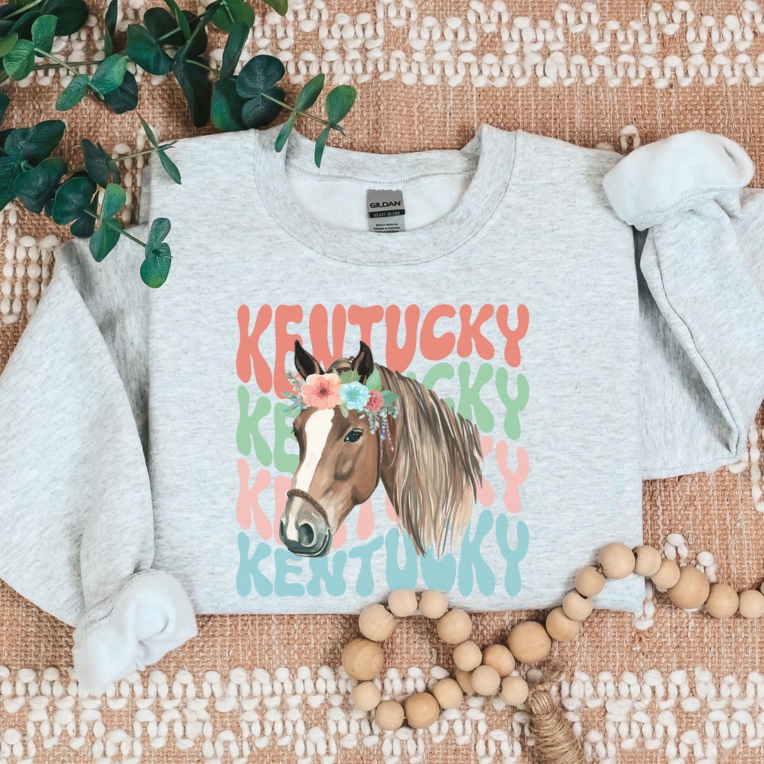 Derby Sweatshirt, KY Derby Party Sweatshirt, Horse Race Sweatshirt, KY