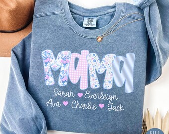 Mama Comfort Colors® Sweatshirt, Mama Comfort Colors® Shirt, Mama Gift for Mom, Mama Crewneck Sweater, Mom Sweatshirt, Mom Gift, Mom Shirt