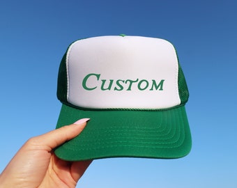 Custom Golf Hat, Personalized Golf Trucker Cap, Customized Golf Gift Men Women, Themed Golf Birthday Party Favor Gift