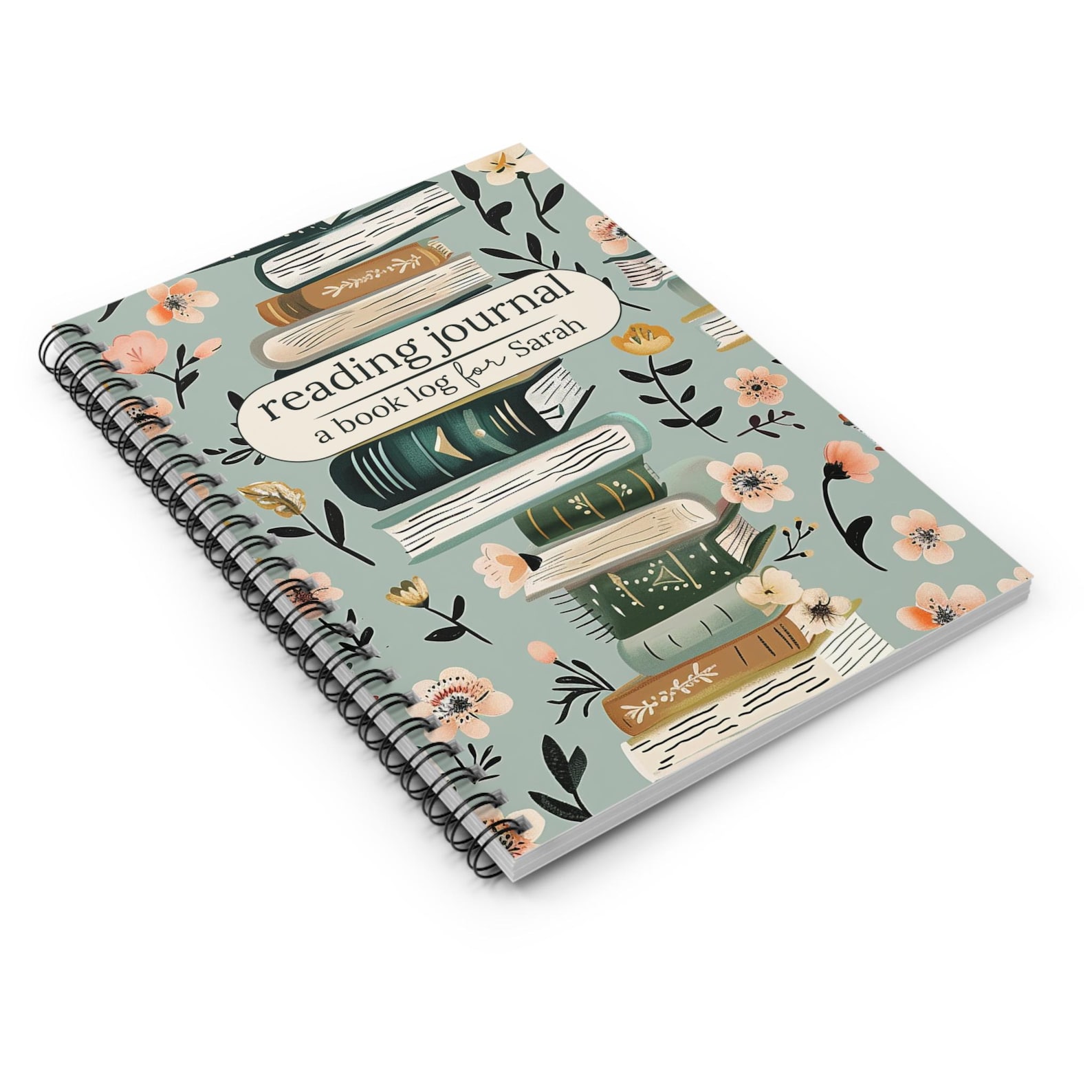 Custom Reading Journal, Book Log Review Journal, Reading Tracker ...