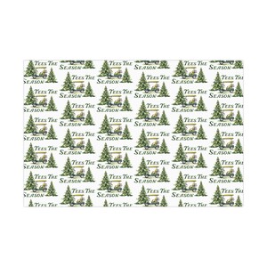 Golf Wrapping Paper, Golf Christmas Gift Wrap, Golfer Gift Wrap, Golf Xmas Wrapping Paper Roll, Golf Lover Gift Wrap, Tees the Season Gift image 5