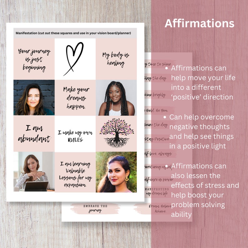 2026 Printable Vision Board Starter Kit: Inspirational Quotes & Images ...