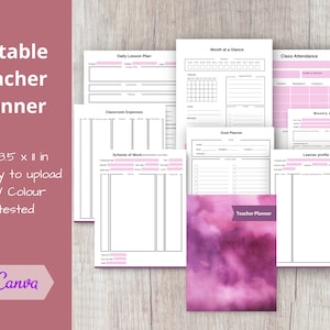 Teacher Lesson Planner Template
