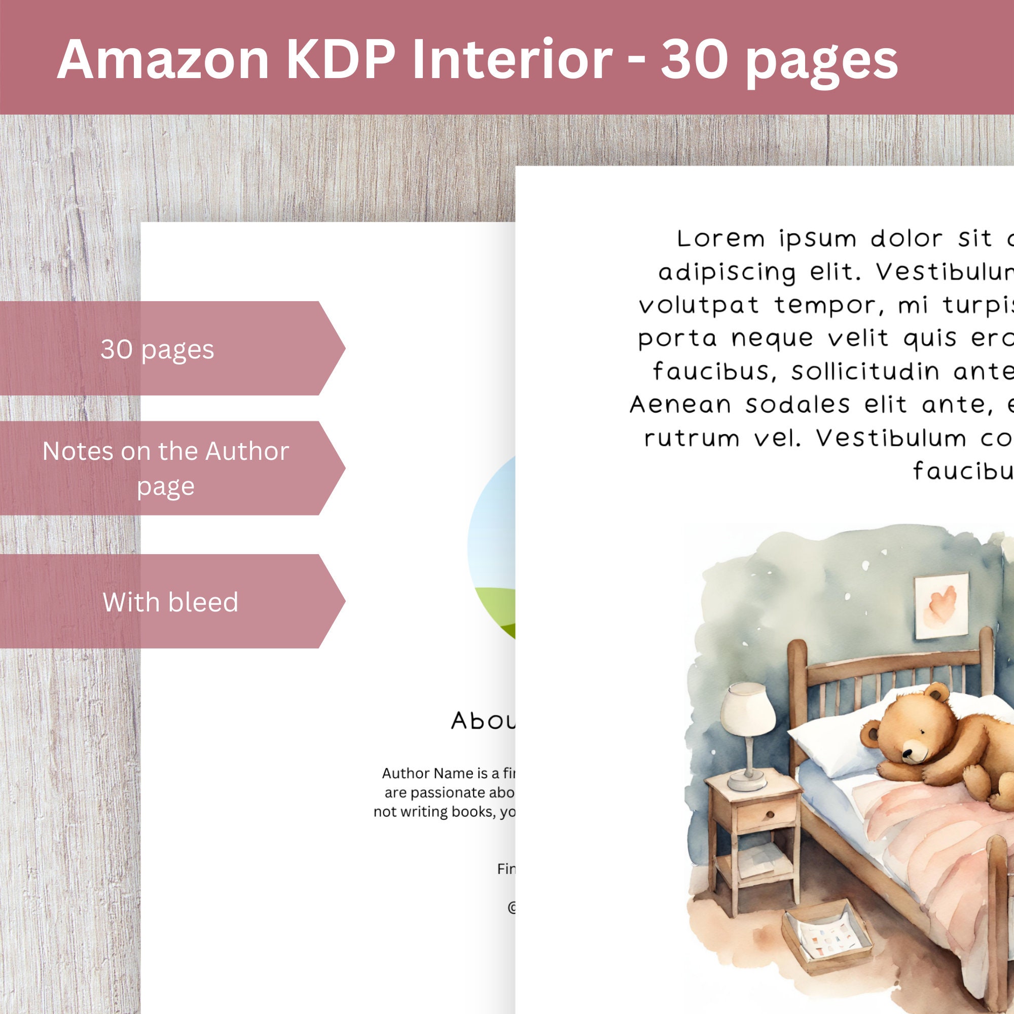 Children's Picture Book Canva Template – KDP Interior 8.5x8.5 Easy ...