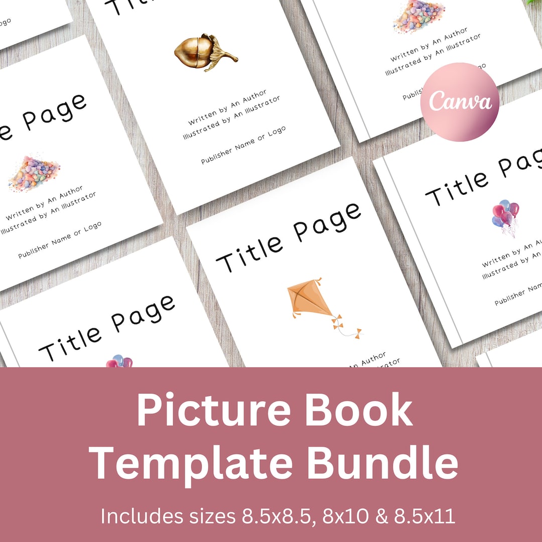 Children's Book Template Bundle: KDP Canva Design (digital Download) - Etsy