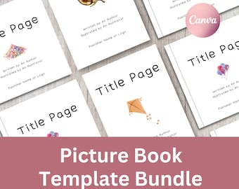 Children's Book Template Bundle: KDP Canva Design (Digital Download)