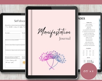Digital manifestationsjournal: Attraktionslagens planerare, PDF, (Goodnotes)