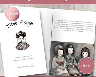6x9 Storybook Template: KDP Interior, Canva Book (Digital Download)