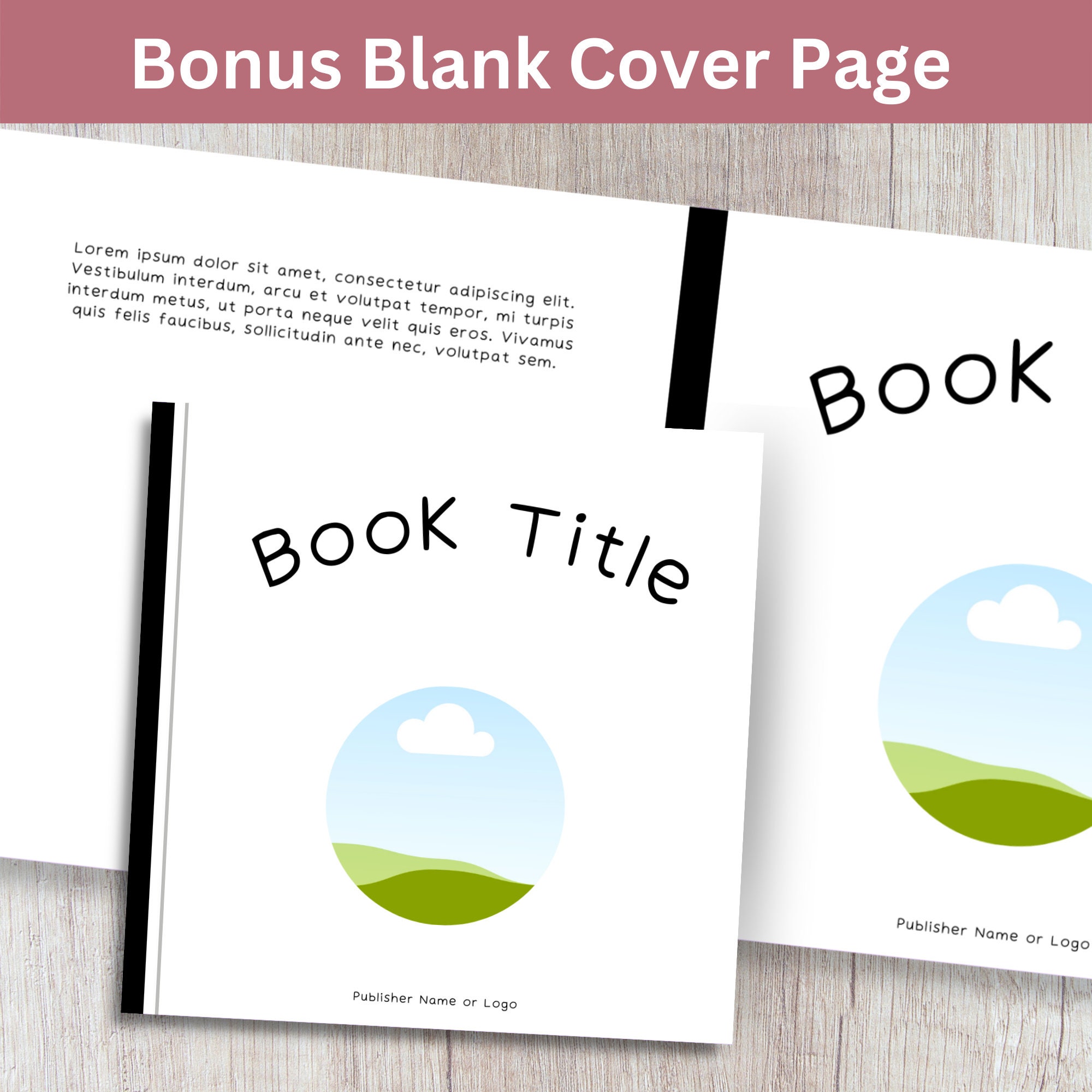 Picture Book Template KDP Canva Template, Picture Book Design, Children Picture Book Template KDP Canva Template, Picture Book Design, Children