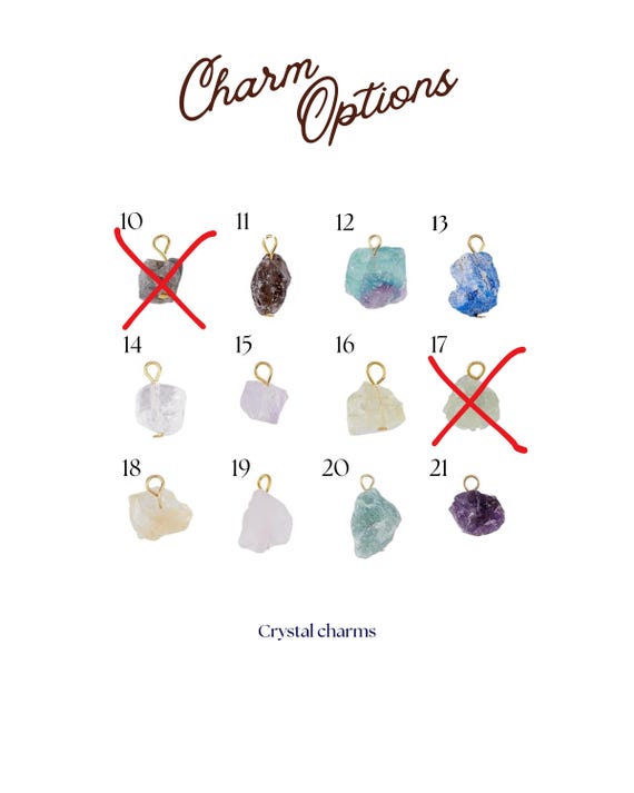 ADD ON CHARMS Leather Journal Jewellery Charms