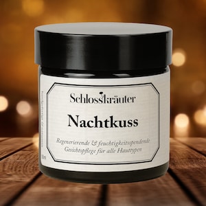 Nachtkuss Gesichtscreme & Nachtcreme | Reichhaltige Feuchtigkeitscreme und Anti-Aging Pflege