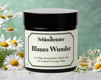 Blaues Wunder Handcreme für sehr trockene Hände | 100% natürliche Inhaltsstoffe mit Sheabutter & Bienenwachs