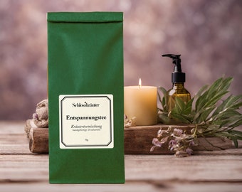 Relaxation tea & wellness gift | Lemon balm tea, calming for inner restlessness | Ideal selfcare gift