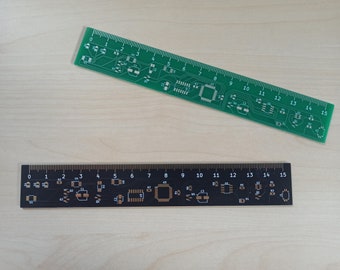 Circuit board ruler gift idea