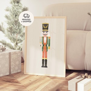 Nutcracker Print, Holiday Decor, Trendy Holidays, Christmas Decor, Christmas Wall Art, Holiday Art, Nutcracker Art, Christmas Gallery Wall