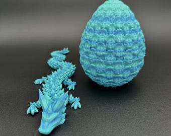 19.5″ Crystal Dragon and Egg