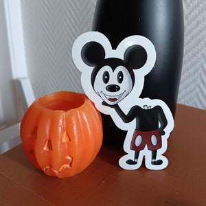 Sticker autocollant - Halloween Mickey sans tête
