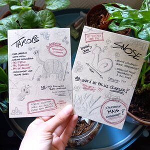 Carte postale A6 - Bestiaire Halloween