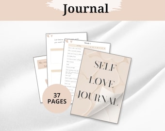 Self-Love Journal, Self-Love Workbook Planner, Self Love Planner Gift, Learning to love yourself, Self-esteem Journal, Self-Love Prompts
