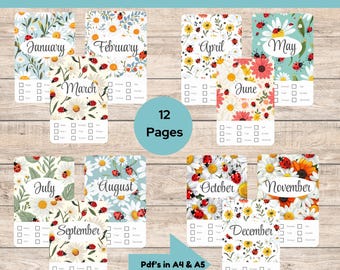 Mood Tracker Bundle for Bullet Journals