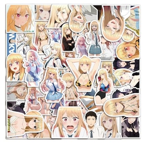 My Dress-Up Darling-klistermärken 50 st Kitagawa Marin vinyldekaler vattentäta klistermärken för DIY scrapbooking vattenflaskor, dator, presenter