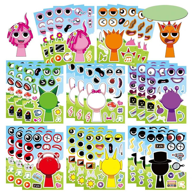 Sprunki Stickers - Etsy