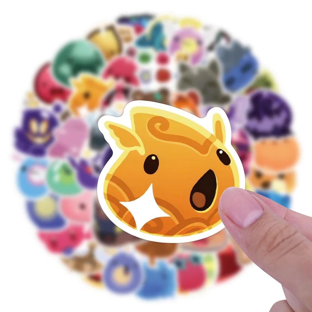 Master Rancher Sticker 60pcs Slime Rancher Cartoon Sticker, Waterproof Vinyl Stickers for ...
