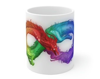 Autism Dragon - Ceramic Mug 11oz