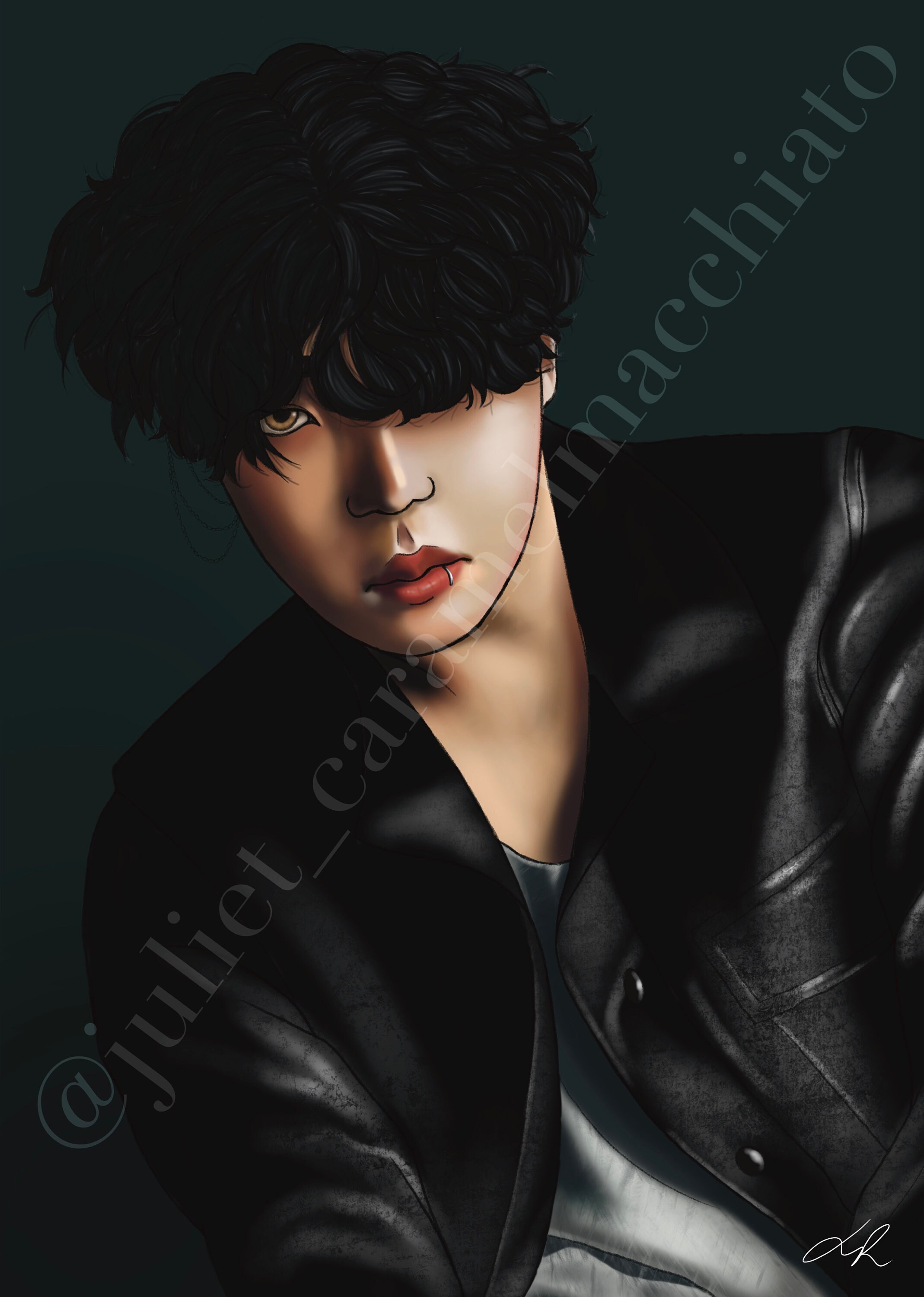 BTS J-hope Tear Portrait A4, A5, A6 Art Print, Fanart, Poster, K