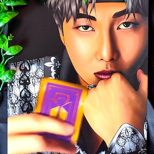 BTS Rm House of cards portrait A3, A4, A5, A6 art print, poster, K-pop, army, Kim Namjoon