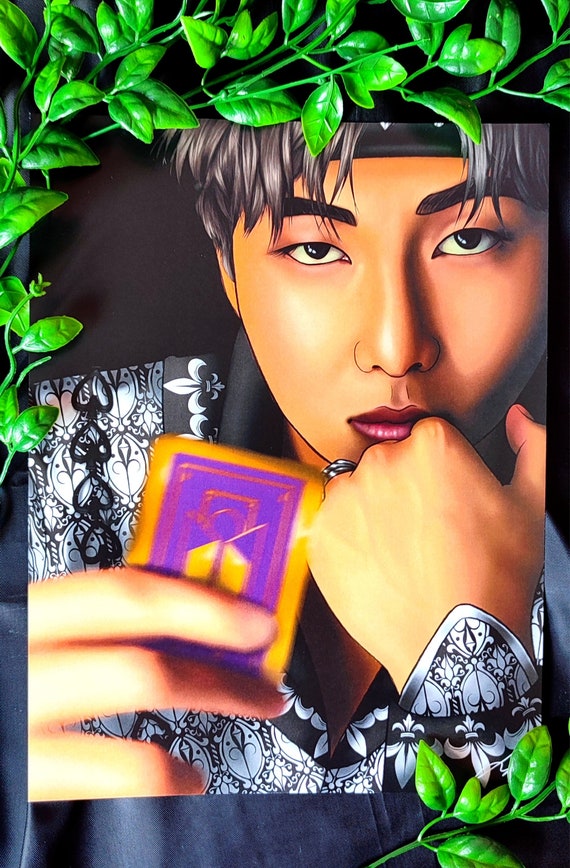 BTS Rm House of Cards Portrait A3, A4, A5, A6 Art Print, Poster, K