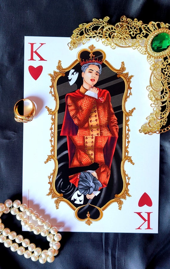 BTS House of Cards Kings A5 Art Prints, Jimin, Rm, Jin, Suga