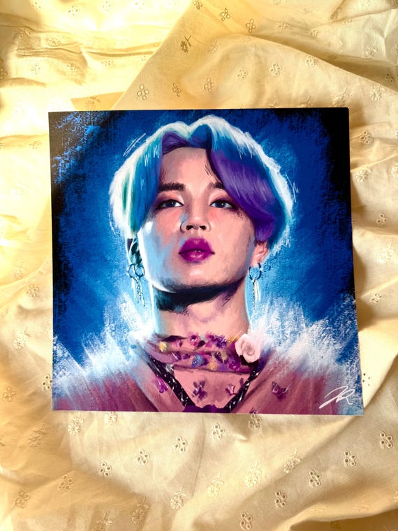 BTS Jimin Love Yourself Tour Portrait A3, A4, A5, A6 Art Print