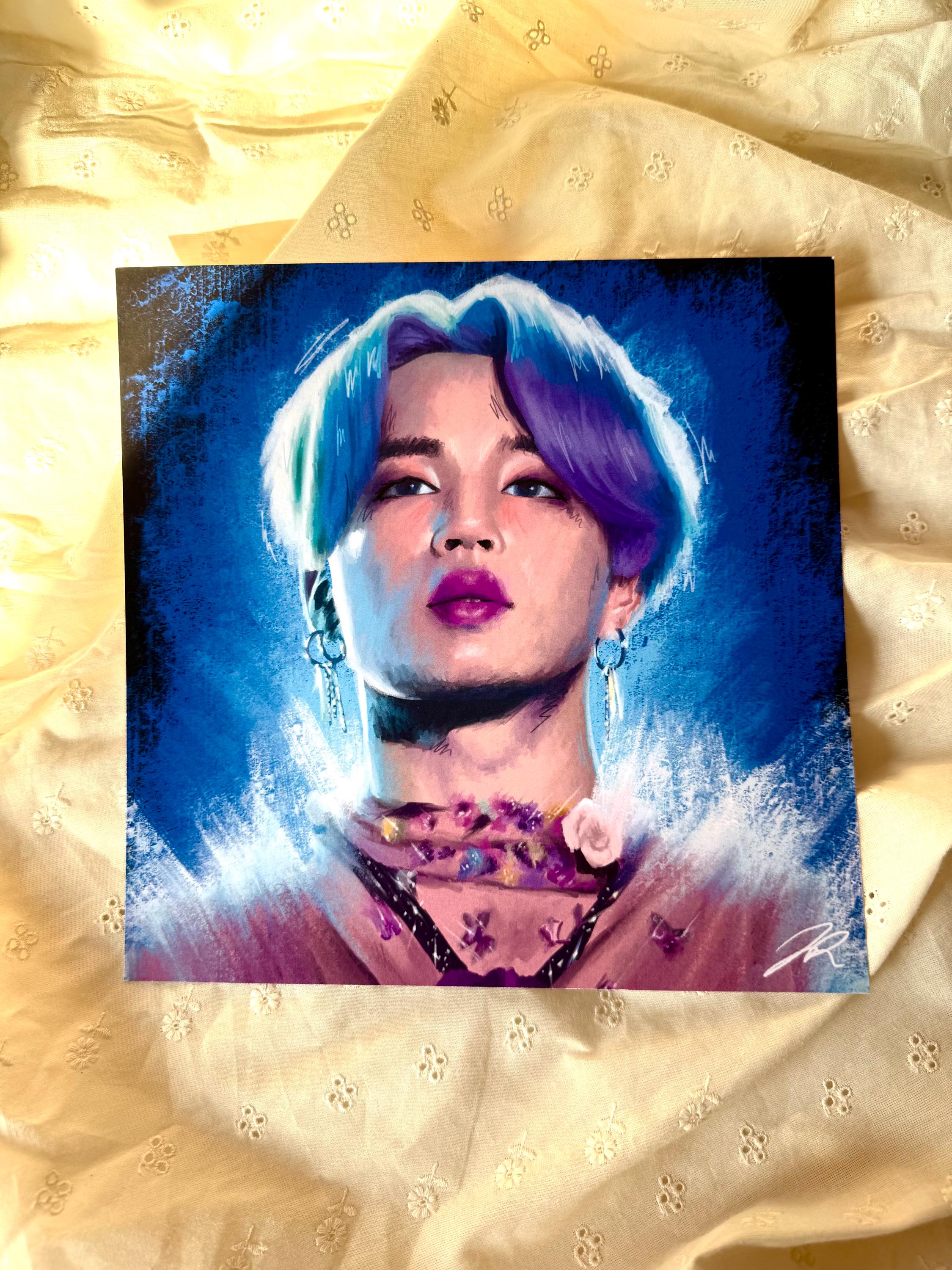 BTS Jimin Love Yourself Tour Portrait A3, A4, A5, A6 Art Print