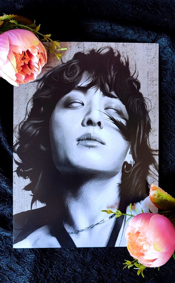 BTS Jungkook CK Portrait A3, A4, A5, A6 Art Print, Poster, Army