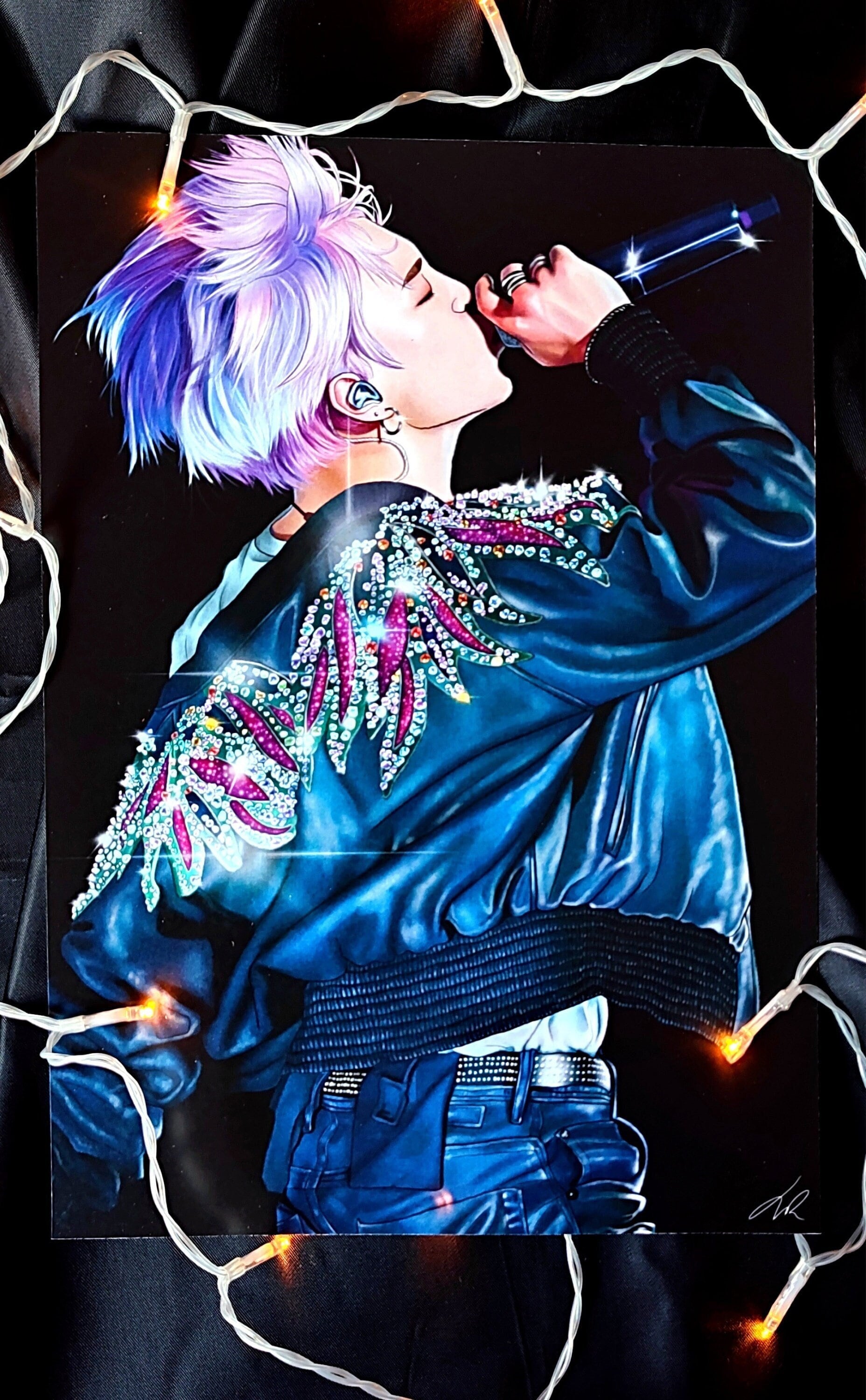 BTS キティ ギャング ジミン ポートレート A3、A4、A5、A6 アート